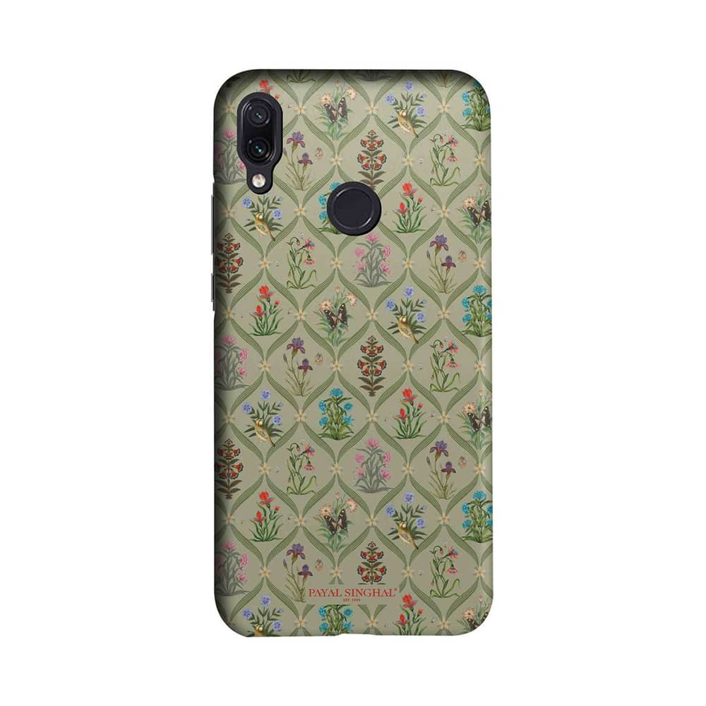 Macmerise Payal Singhal Mughal Motifs - Sleek Phone Case For Xiaomi Redmi Note 7