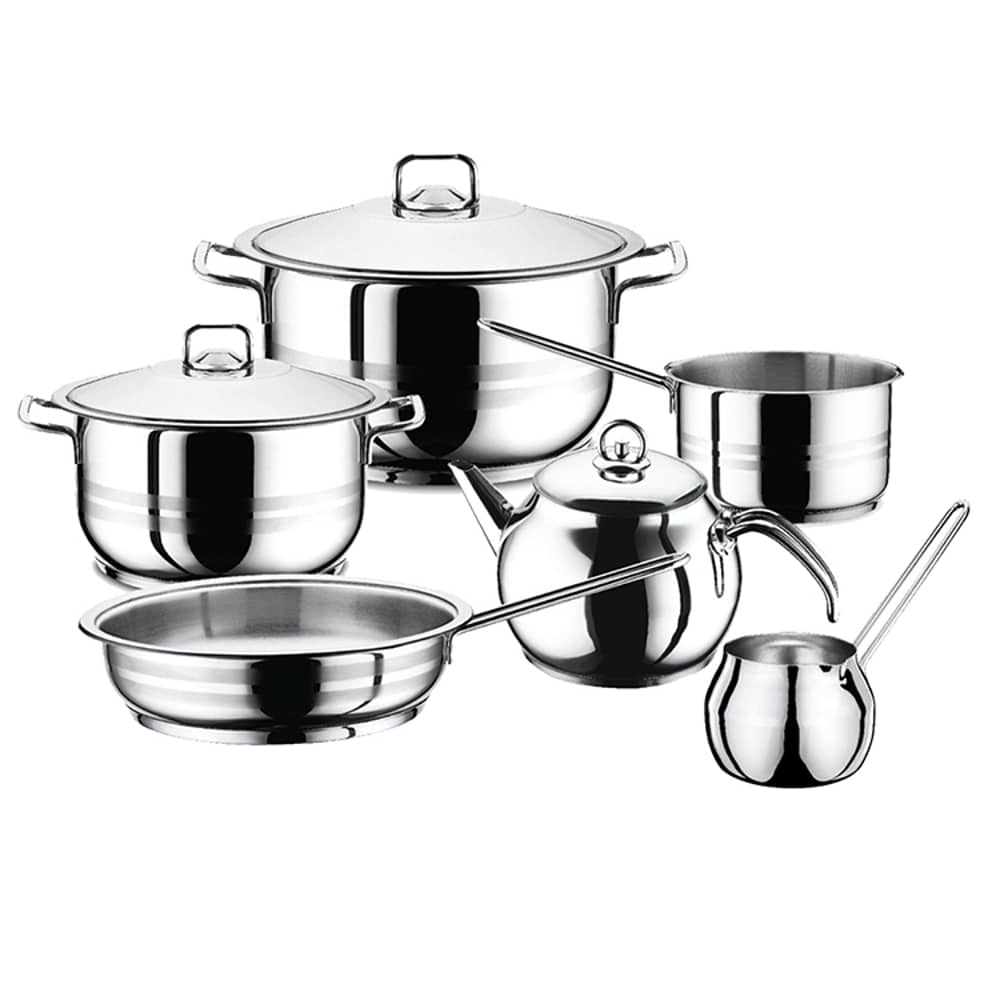 Hascevher Cooking Pot Gastro 9pcs Set