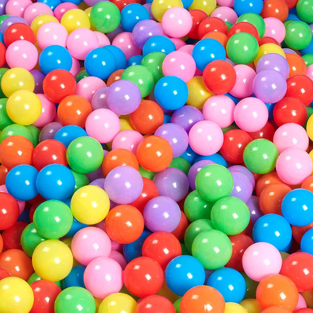 Lavish 100 Pcs Colorful Soft Plastic Ocean Fun Ball Balls Baby Kids Tent Swim Pit Toys Game Gift 276 Random Colors