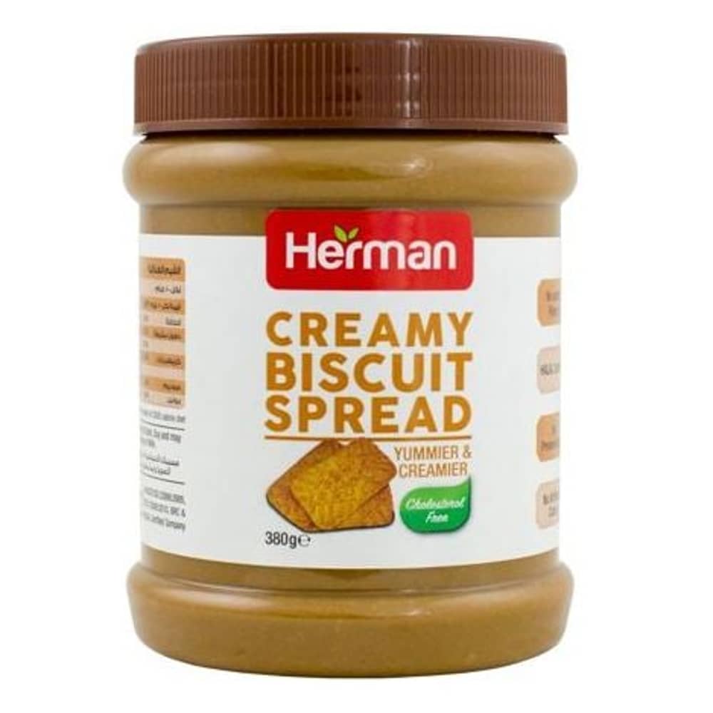 Herman Biscuit Spread Creamy 380g Pet