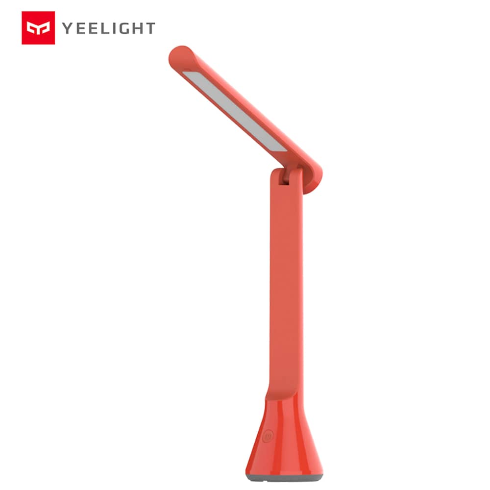 Yeelight LED Folding Desk Lamp Z1 with Portable and USB Rechargeable Eye-friendly Lamp Light - Red Color