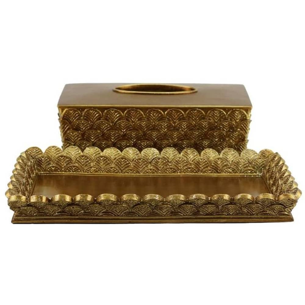 Accract Tissue Box and Serving Tray Gift Set Accract Tissue Box and Serving Tray Gift Set