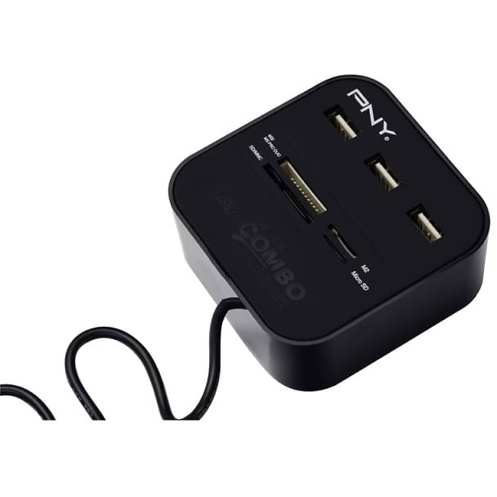 PNY PUBSDRDR21KRF Multi Slot USB and Flash Reader PNY PUBSDRDR21KRF Multi Slot USB and Flash Reader