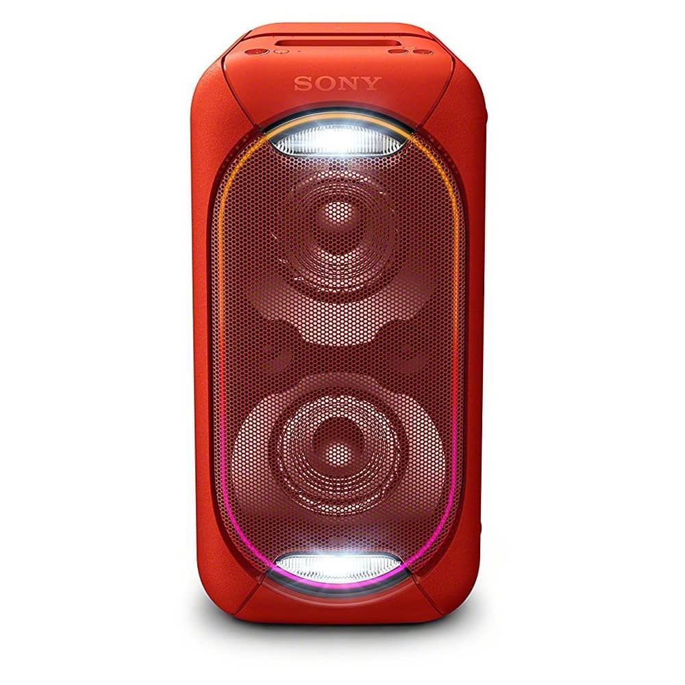 Sony GTKXB60 High Power Home Audio System With Bluetooth Red Sony GTKXB60 High Power Home Audio System With Bluetooth Red