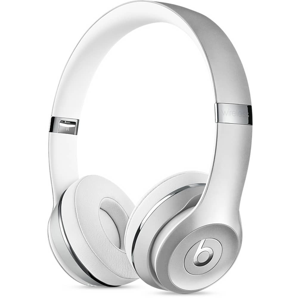 Beats MNEQ2SO/A Solo3 Wireless On-Ear Headphones Silver Beats MNEQ2SO/A Solo3 Wireless On-Ear Headphones Silver