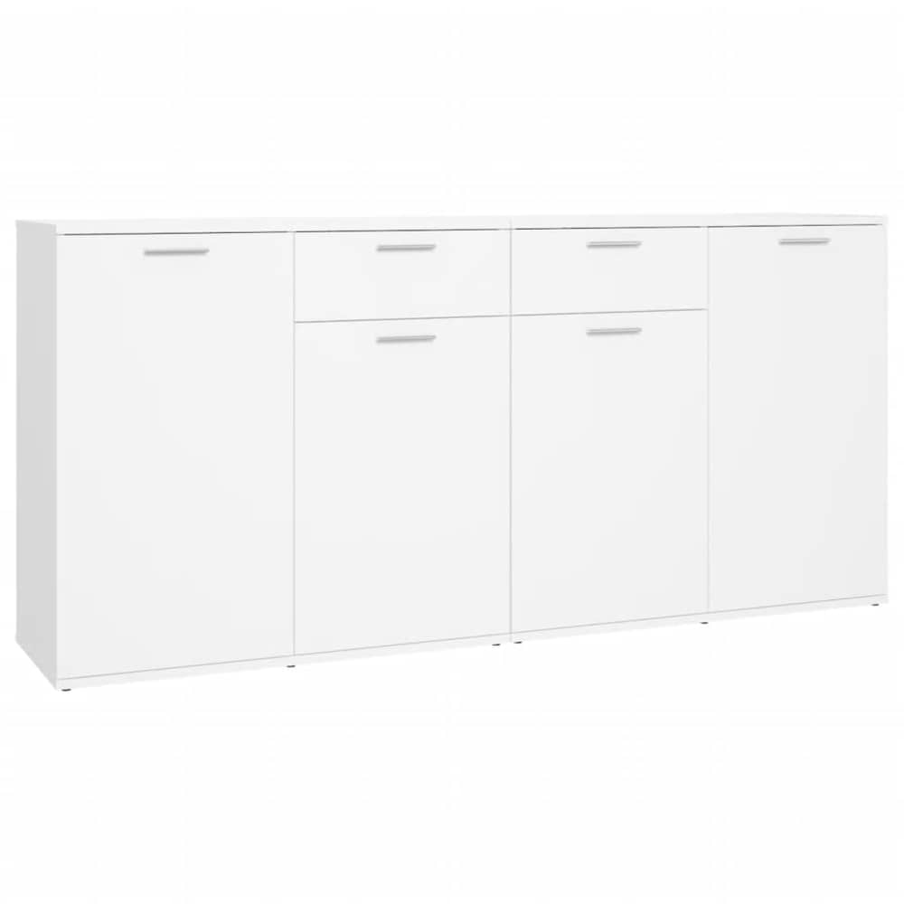vidaXL Sideboard White 160x36x75 cm Engineered Wood vidaXL Sideboard White 160x36x75 cm Engineered Wood