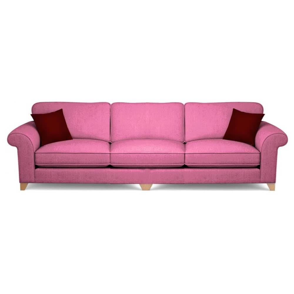 Galaxy Design Angelic 3 Seater Sofa Light Pink Galaxy Design Angelic 3 Seater Sofa Light Pink