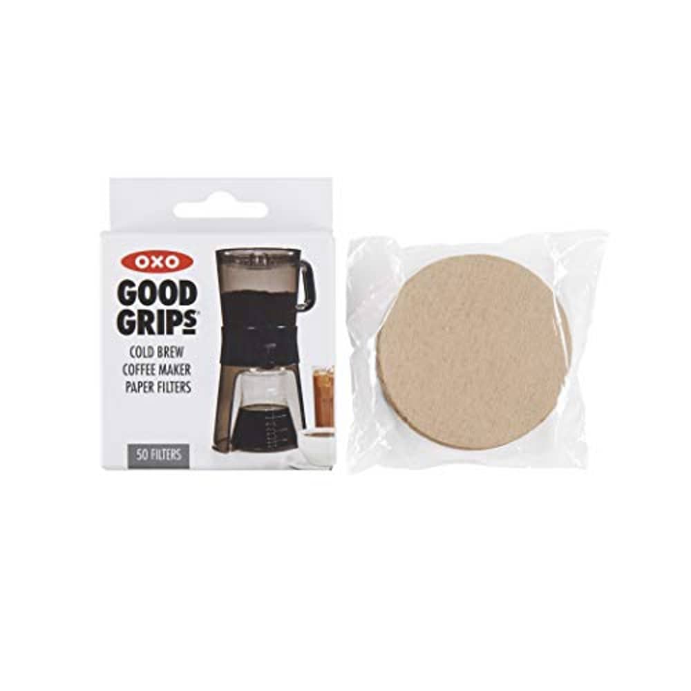 Oxo Good Grips Cold Brew Coffee Maker Replacement Paper Filters, Brown, 50 Per Box Oxo Good Grips Cold Brew Coffee Maker Replacement Paper Filters, Brown, 50 Per Box