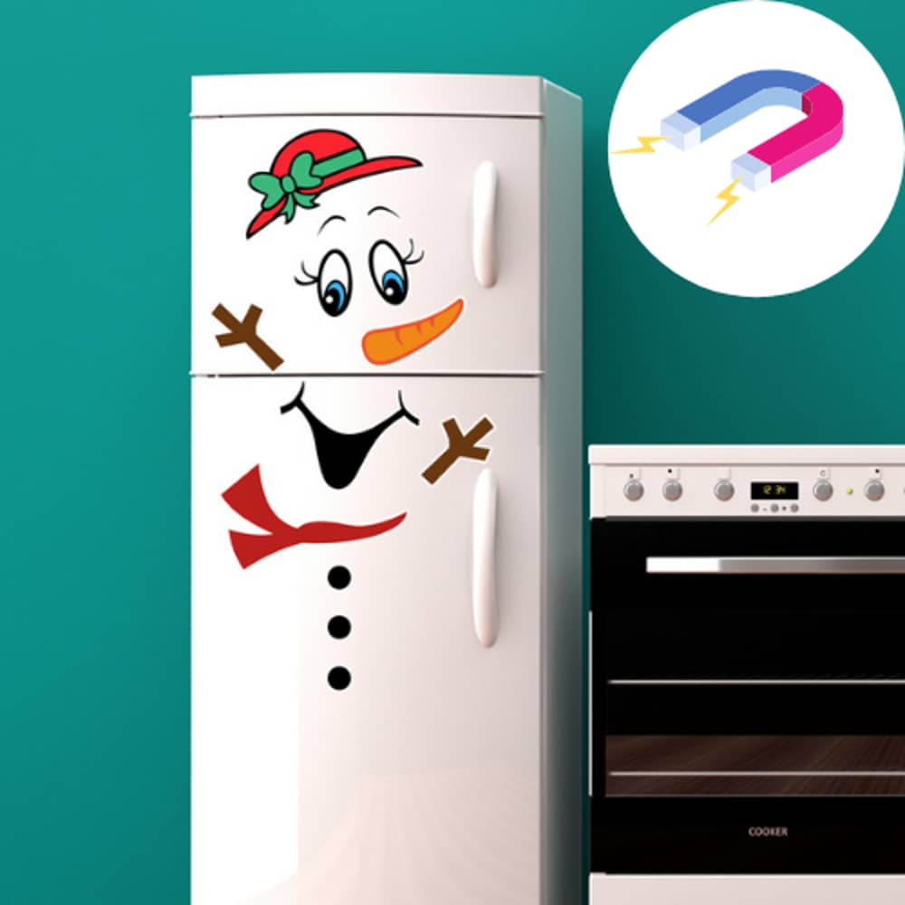 Deals For Less - Christmas Refrigerator Magnets Diy Decoration Snowman Design