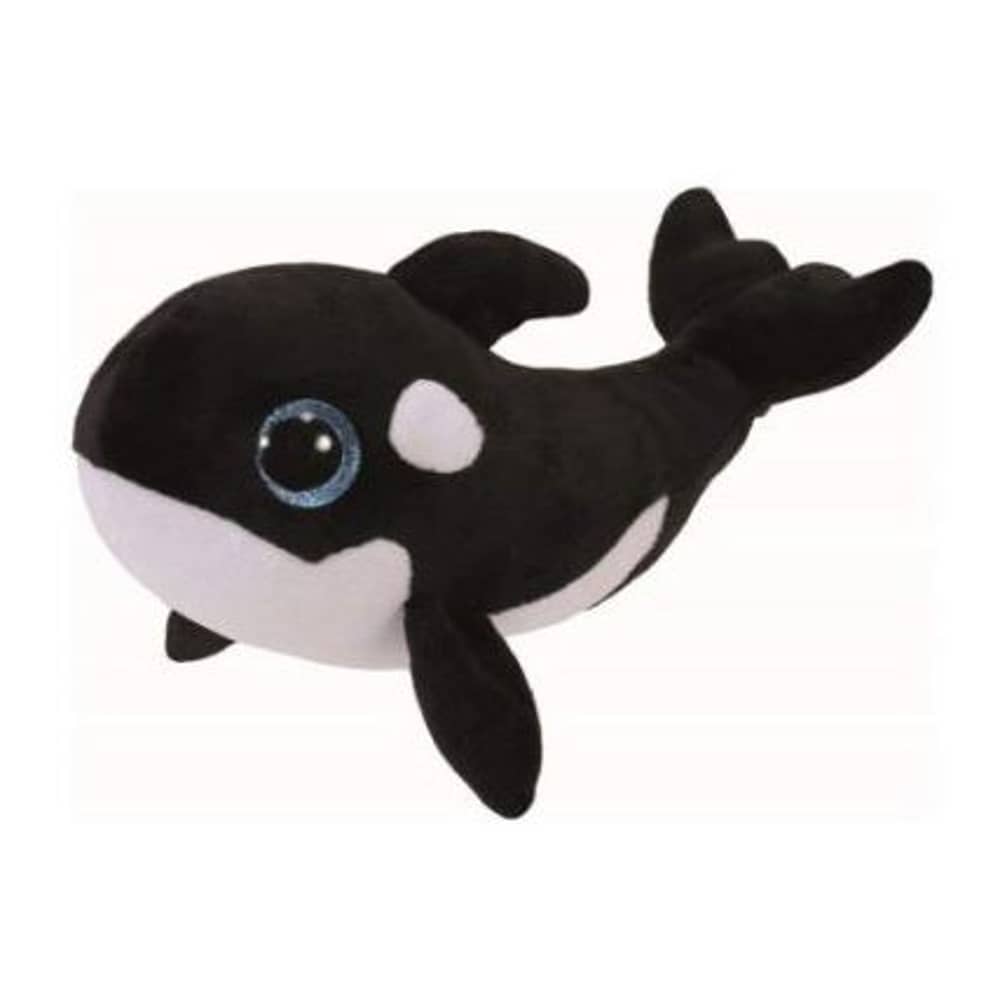 TY Beanie Boos Whale Nona Black/White Regular 7in