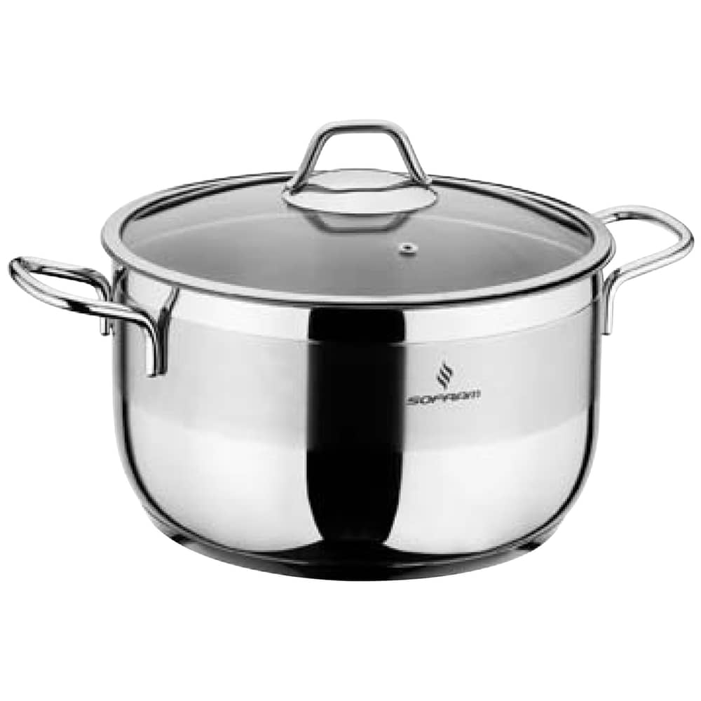 Sofram Cookware Deep Casserole With Glass Lid 5.5L Sofram Cookware Deep Casserole With Glass Lid 5.5L