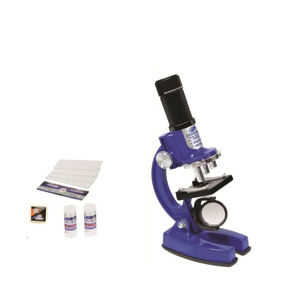 Eastcolight 21351 Microscope Set (Blue) 23Pcs 100/200/450X