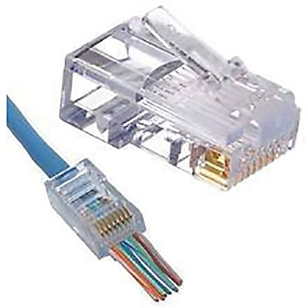 Ez-rj45 Modular Rj45 Connectors - 100 Pack Ez-rj45 Modular Rj45 Connectors - 100 Pack