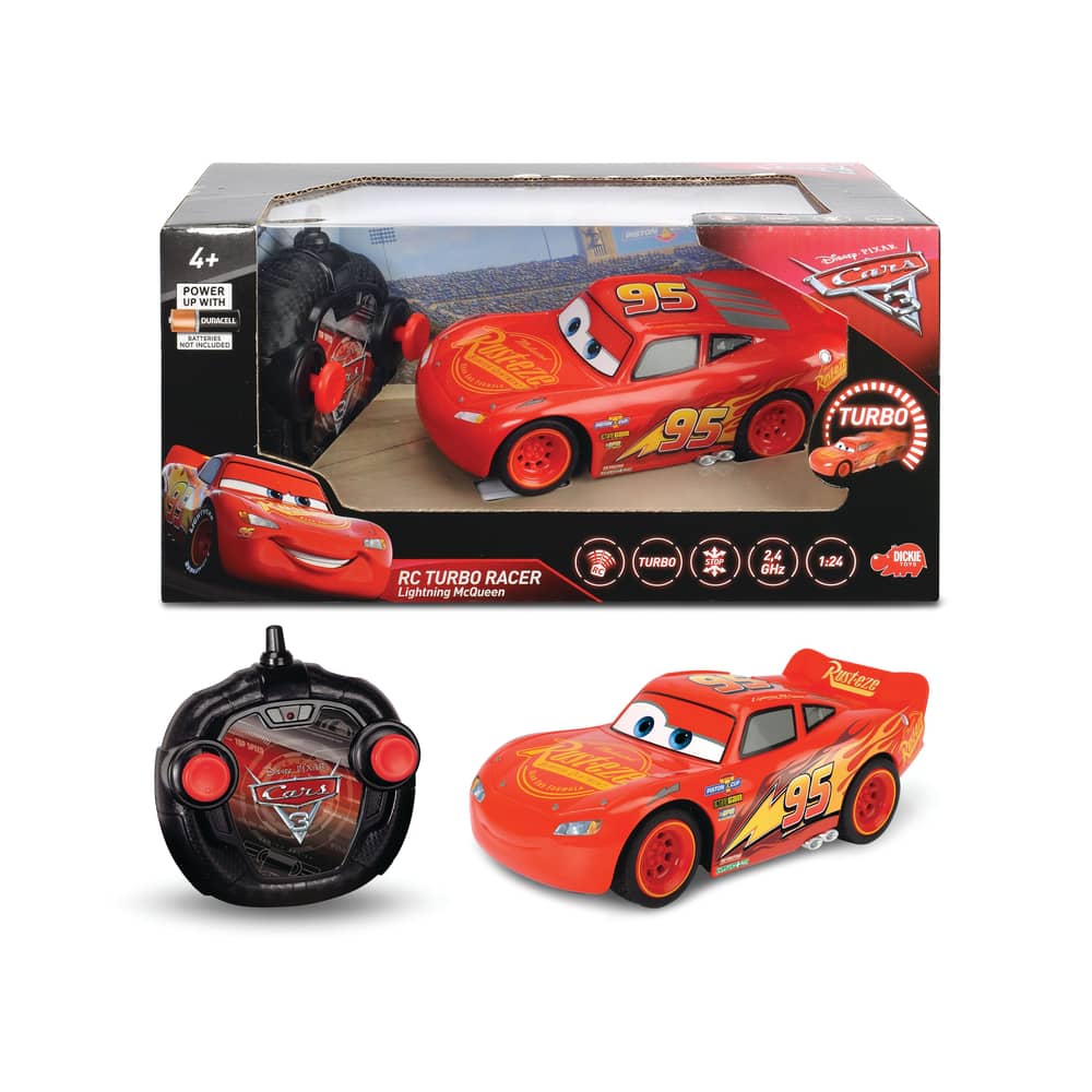 Dickie Cars 3 RC Lightning Mcqueen 1:24