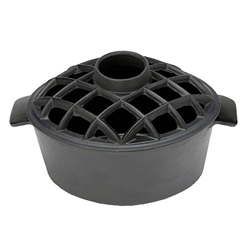 Minuteman International 2.2 Qt Enamel Woodstove Steamer - Lattice Top - T-50-BB