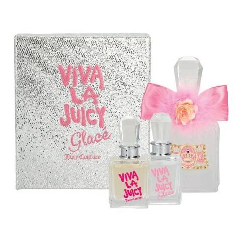 Juicy Couture Viva La Juicy Gift Set For Women (Juicy Couture Viva La Juicy 100ml EDP + 5ml Glace EDP)