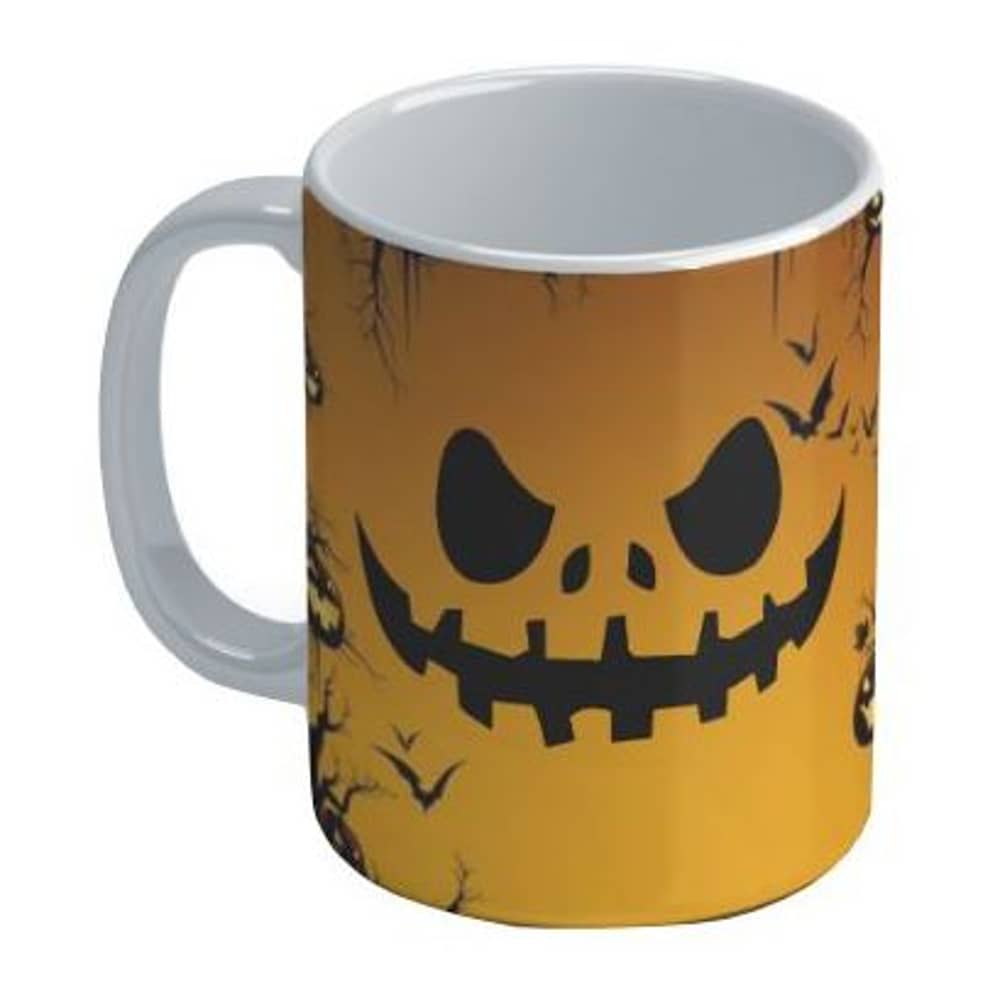 Wackylicious Halloween Pumpkin Smile Coffee Mug