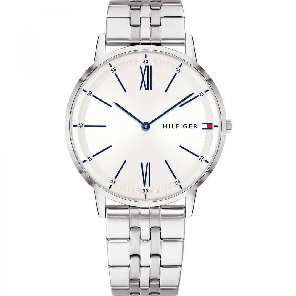 Tommy Hilfiger Cooper Silver Metal Watch For Men 1791511
