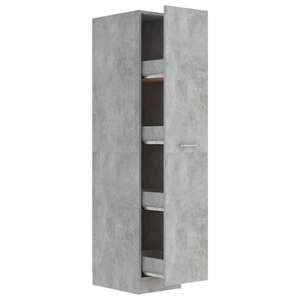 Vidaxl Apothecary Cabinet Concrete Grey 30x42.5x150 Cm Engineered Wood Vidaxl Apothecary Cabinet Concrete Grey 30x42.5x150 Cm Engineered Wood