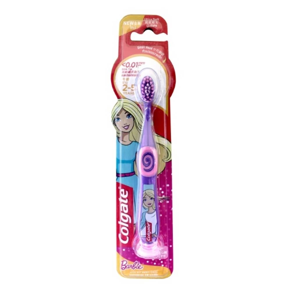 Colgate Spiderman Barbie 2-5 Toothbrush Colgate Spiderman Barbie 2-5 Toothbrush