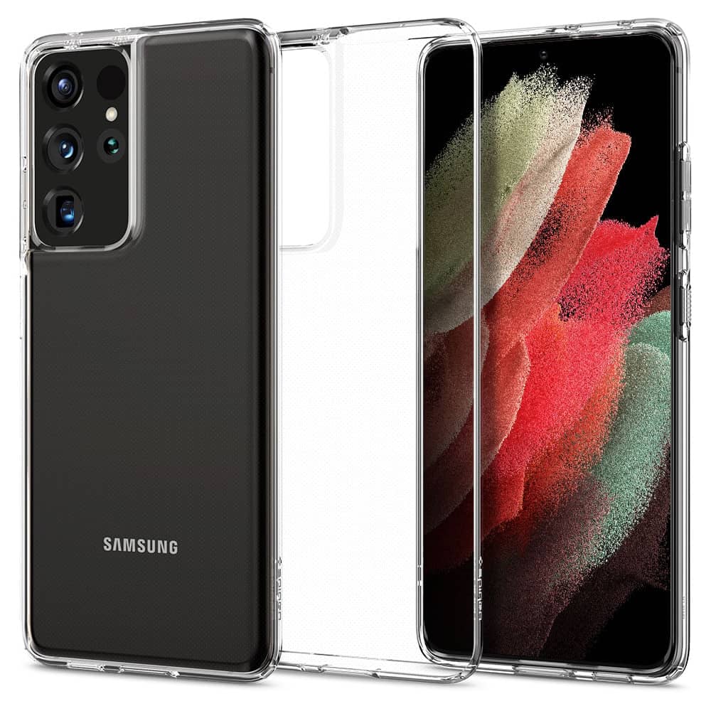Spigen Liquid Crystal designed for Samsung Galaxy S21 ULTRA case cover - Crystal Clear Spigen Liquid Crystal designed for Samsung Galaxy S21 ULTRA case cover - Crystal Clear