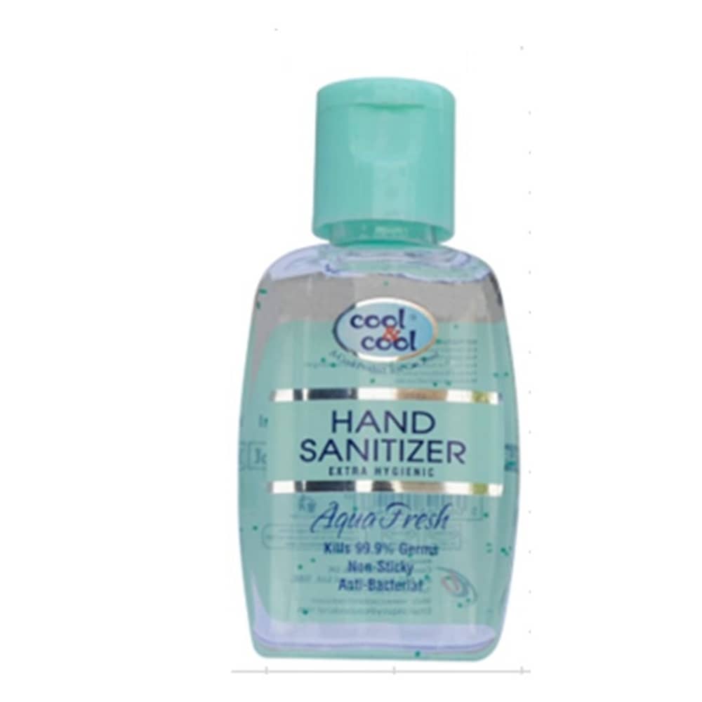 Cool & Cool Hand Sanitizer Aqua Fresh Gel 60ml Cool & Cool Hand Sanitizer Aqua Fresh Gel 60ml