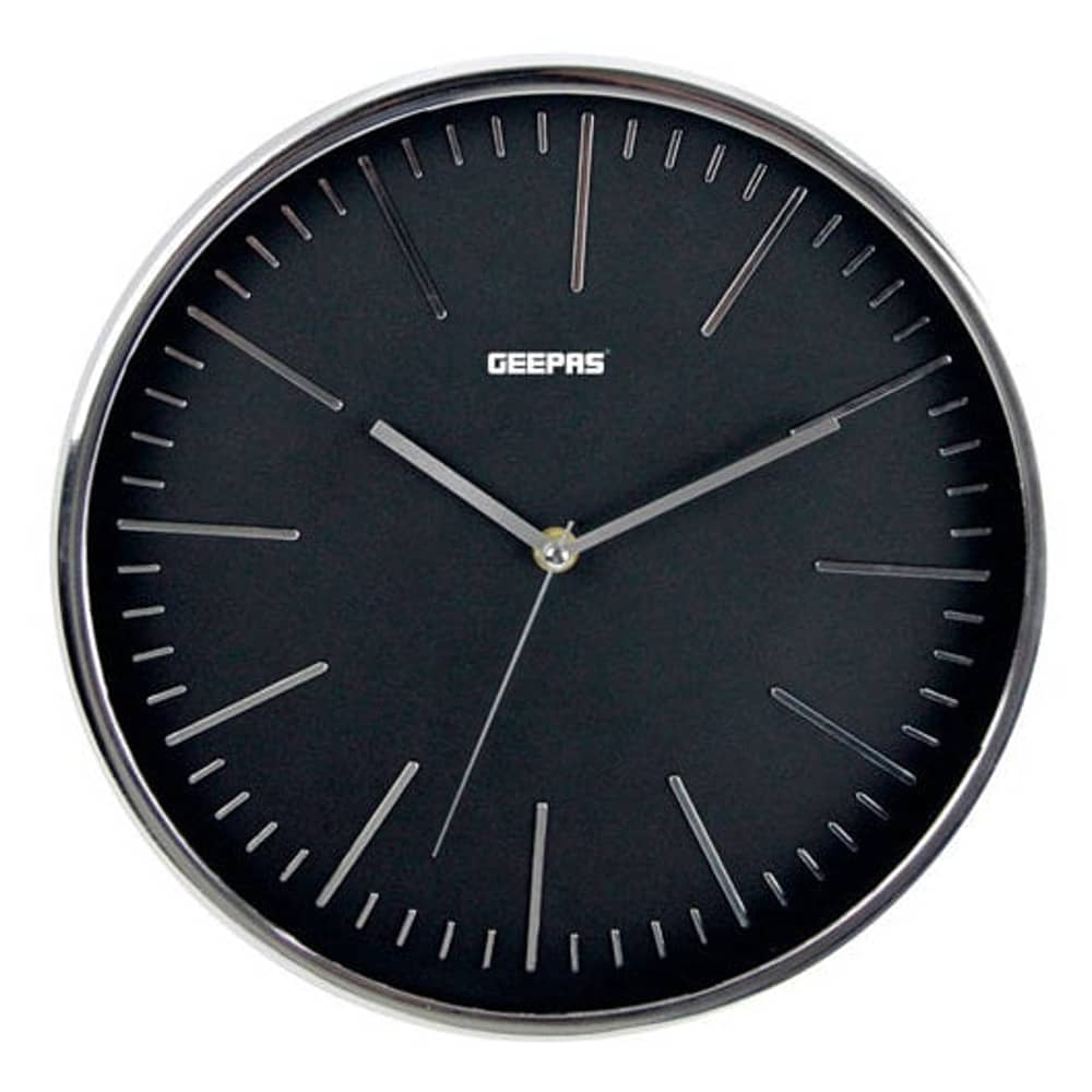 Geepas GWC26012 Wall Clock 3D SilverDail