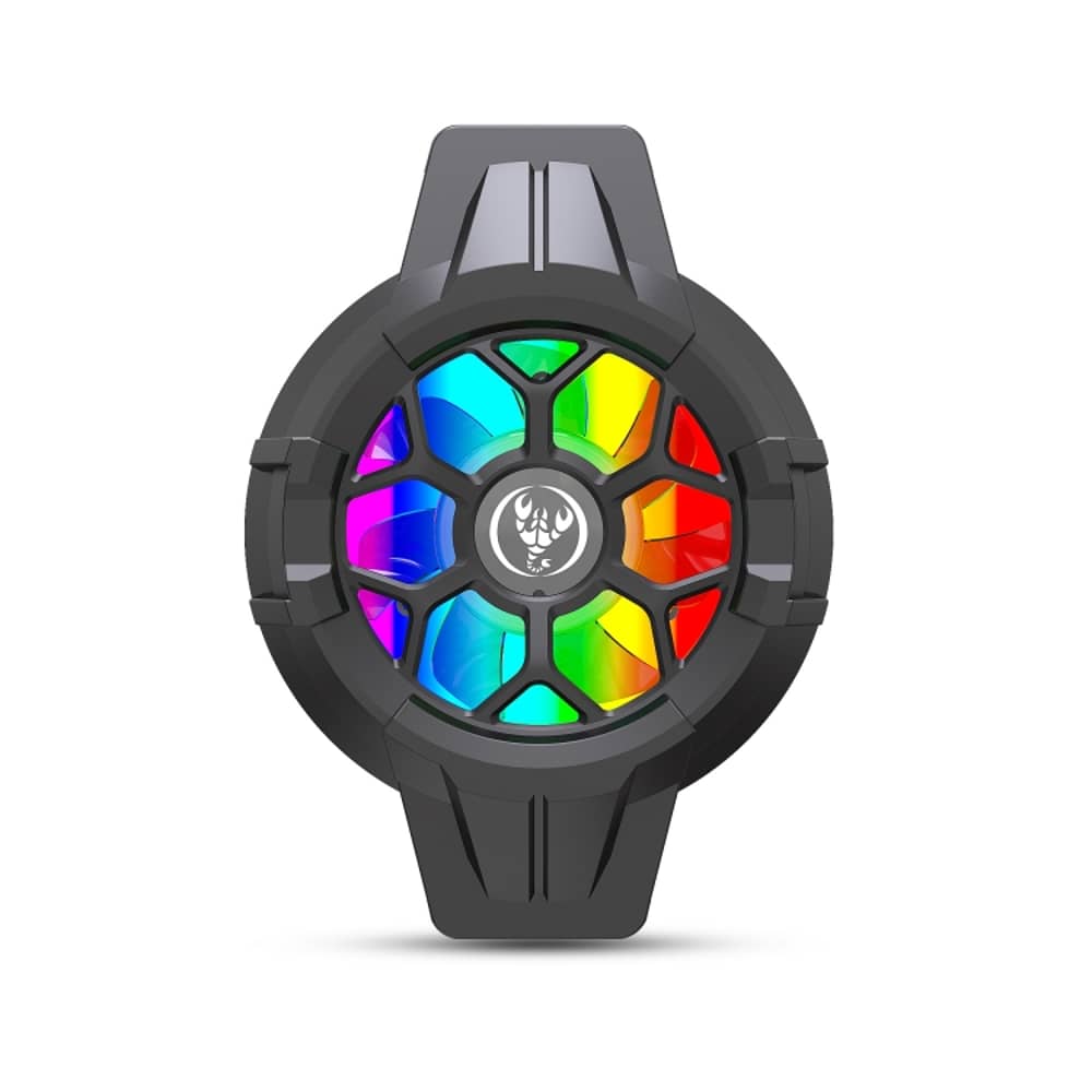 HXSJ P10 Portable Gaming Mobile Phone Radiator Holder With Rainbow Backlight (Black) HXSJ P10 Portable Gaming Mobile Phone Radiator Holder With Rainbow Backlight (Black)