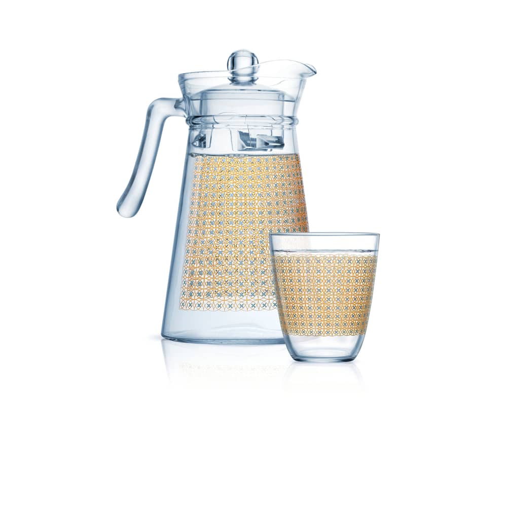 Luminarc Drink Set Neo+Kone Galaxy Gold 7Pcs Set