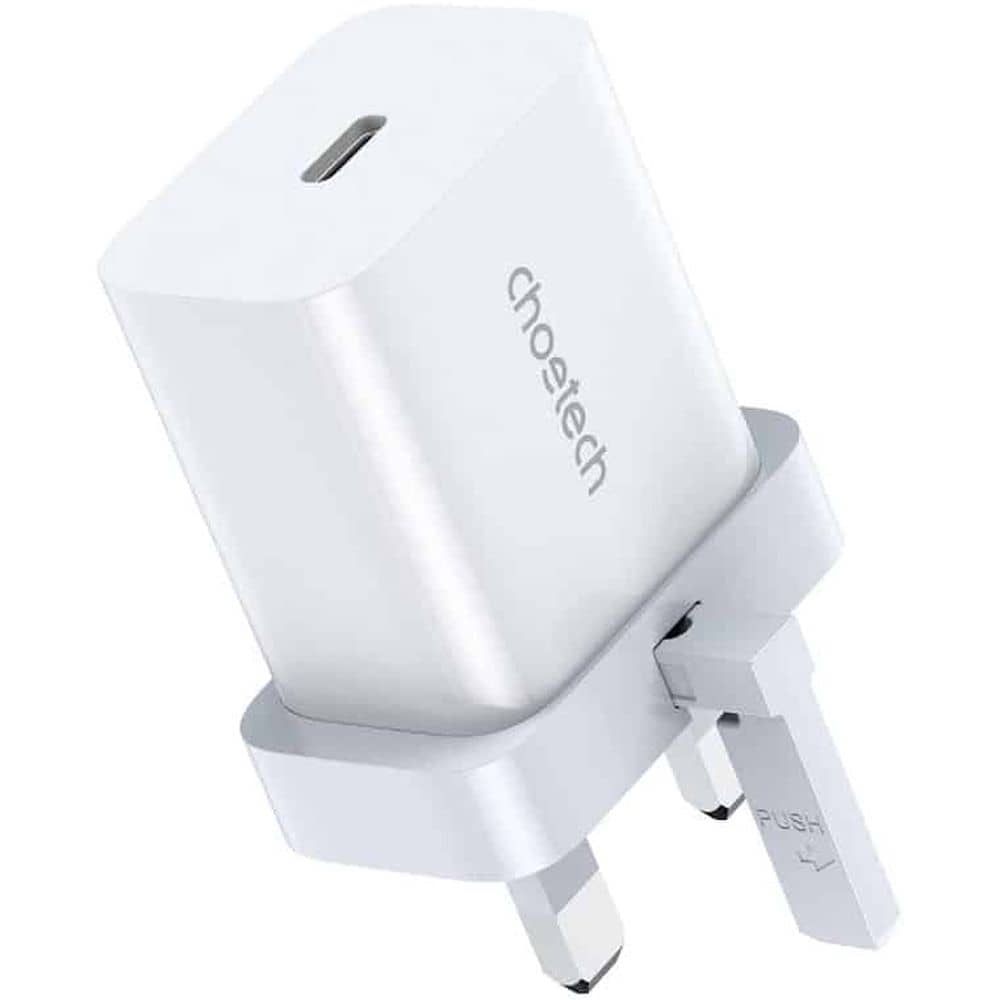 Choetech UK Charger Adapter White