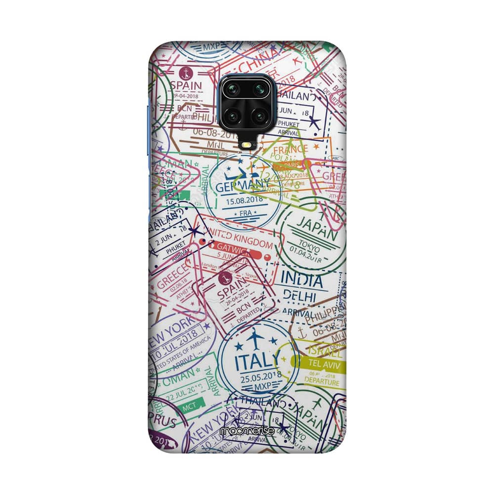 Macmerise Immigration Stamps Classic - Sleek Phone Case For Xiaomi Redmi Note 9 Pro Max Macmerise Immigration Stamps Classic - Sleek Phone Case For Xiaomi Redmi Note 9 Pro Max