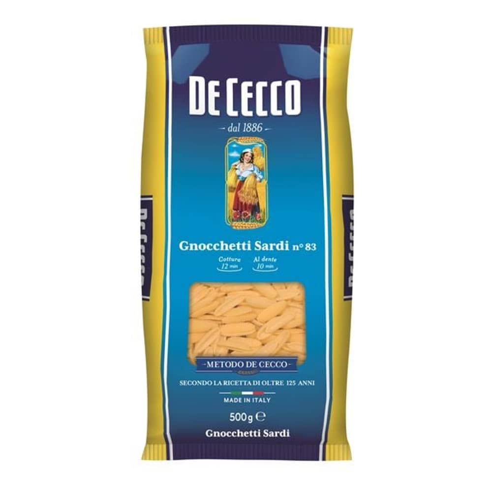 Dececco Gnocchetti Sardi 83 Italy 500gms (Pack of 1pc)