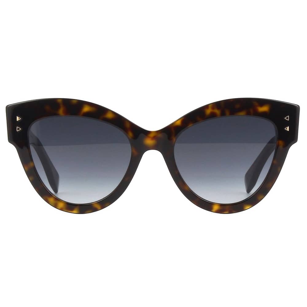 Fendi FN-0266/S-086529O Cat Eye Acetate Plastic Dark Havana Women Sunglasses Fendi FN-0266/S-086529O Cat Eye Acetate Plastic Dark Havana Women Sunglasses