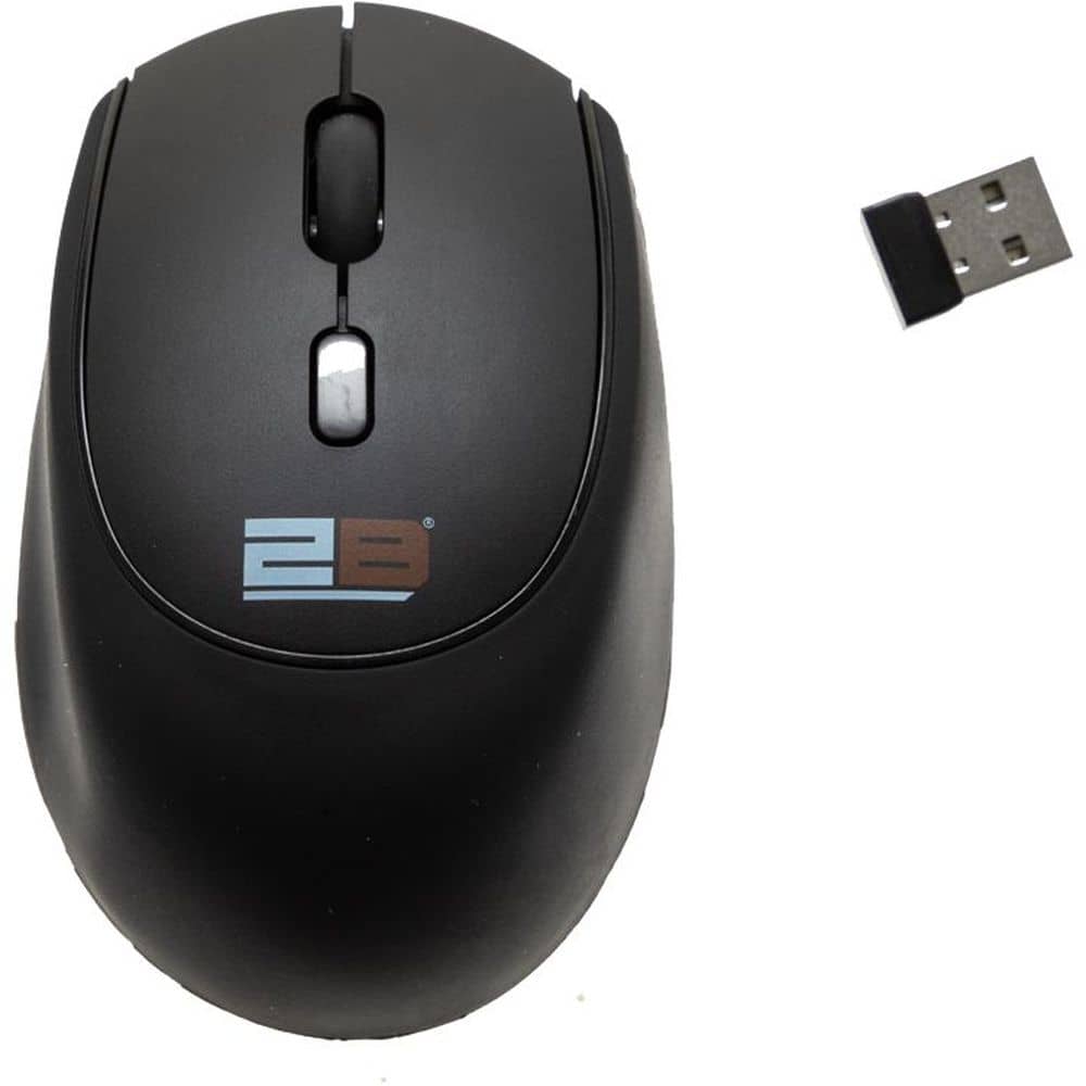 2B Optical Wireless Mouse Black