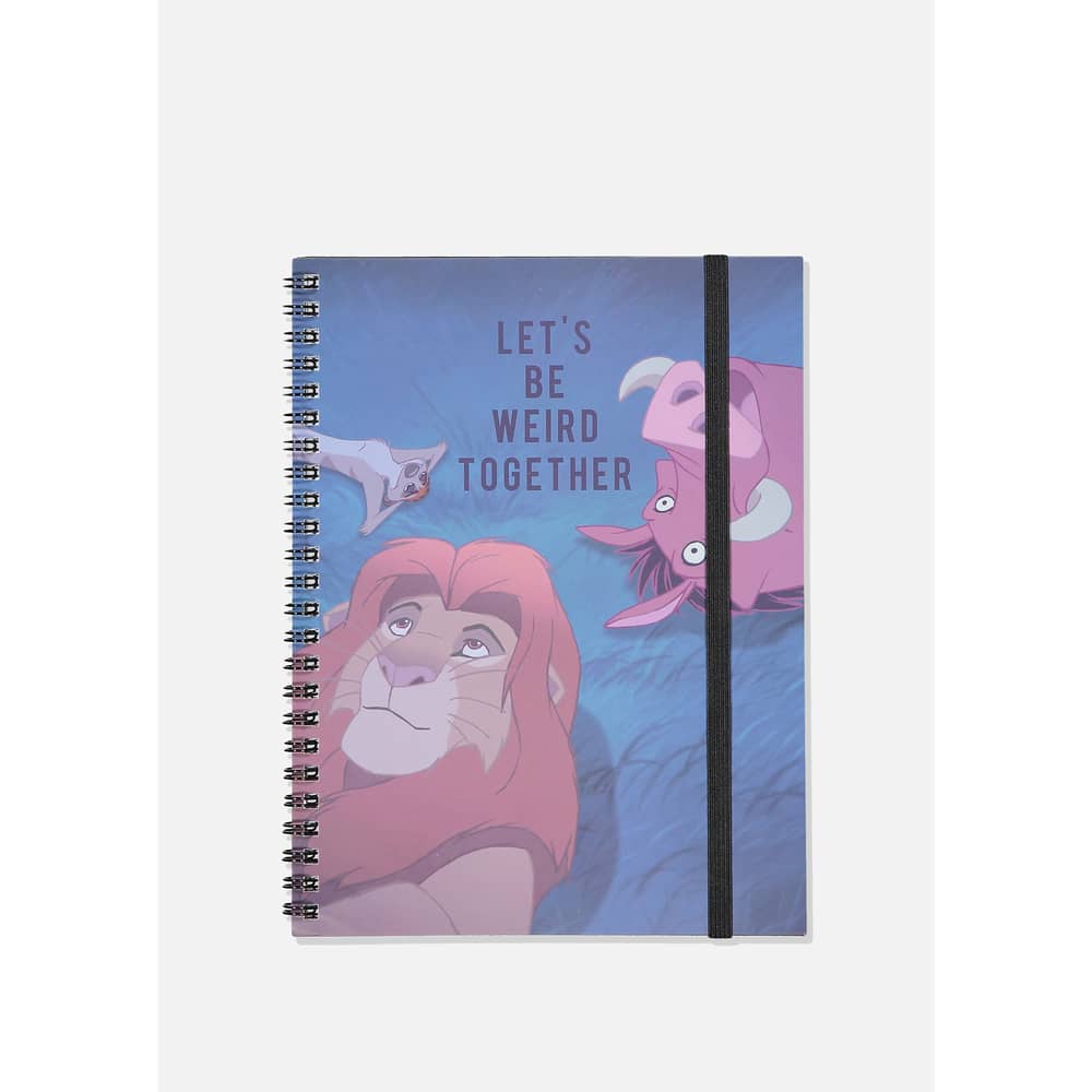 TYPO A5 Spinout Notebook 120 Pages Lcn Dis Lion King Weird Together - 135522-472