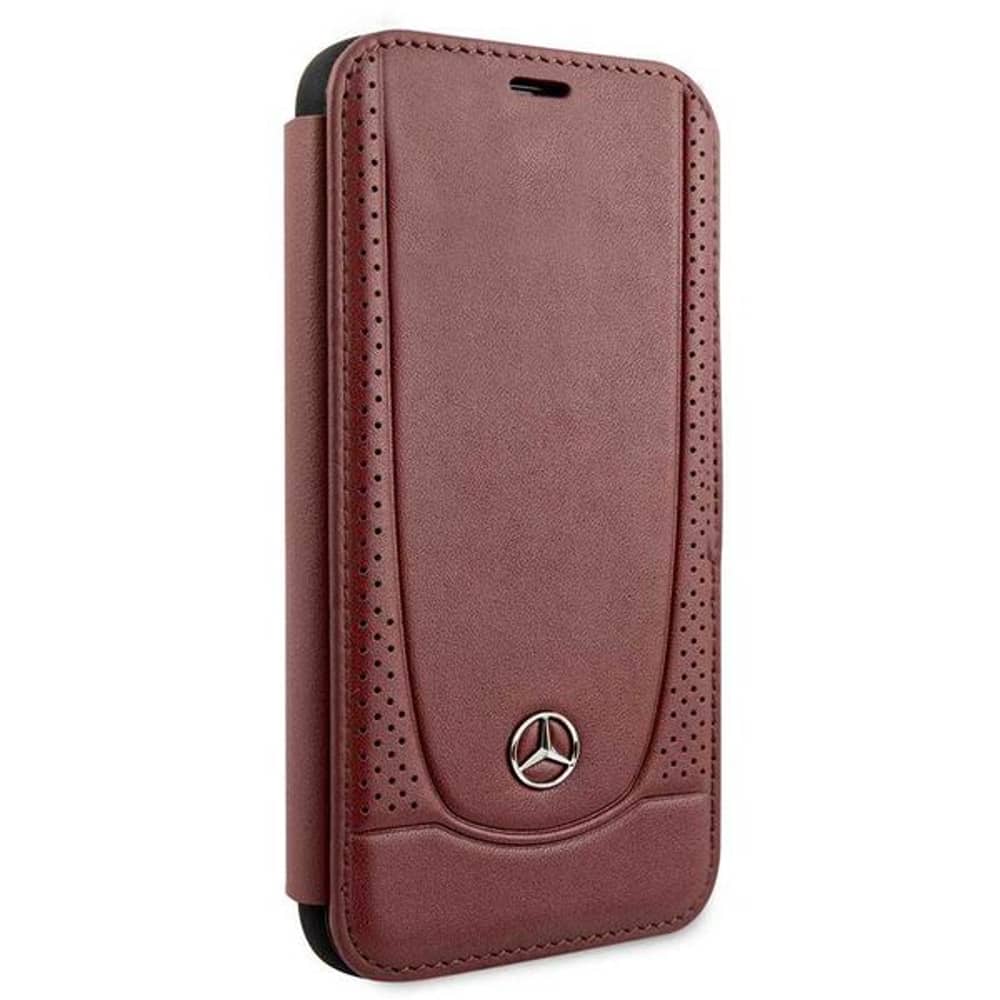 Mercedes Benz Leather Case For Iphone 11 PRO Max With Credit Card Holder Red Mercedes Benz Leather Case For Iphone 11 PRO Max With Credit Card Holder Red