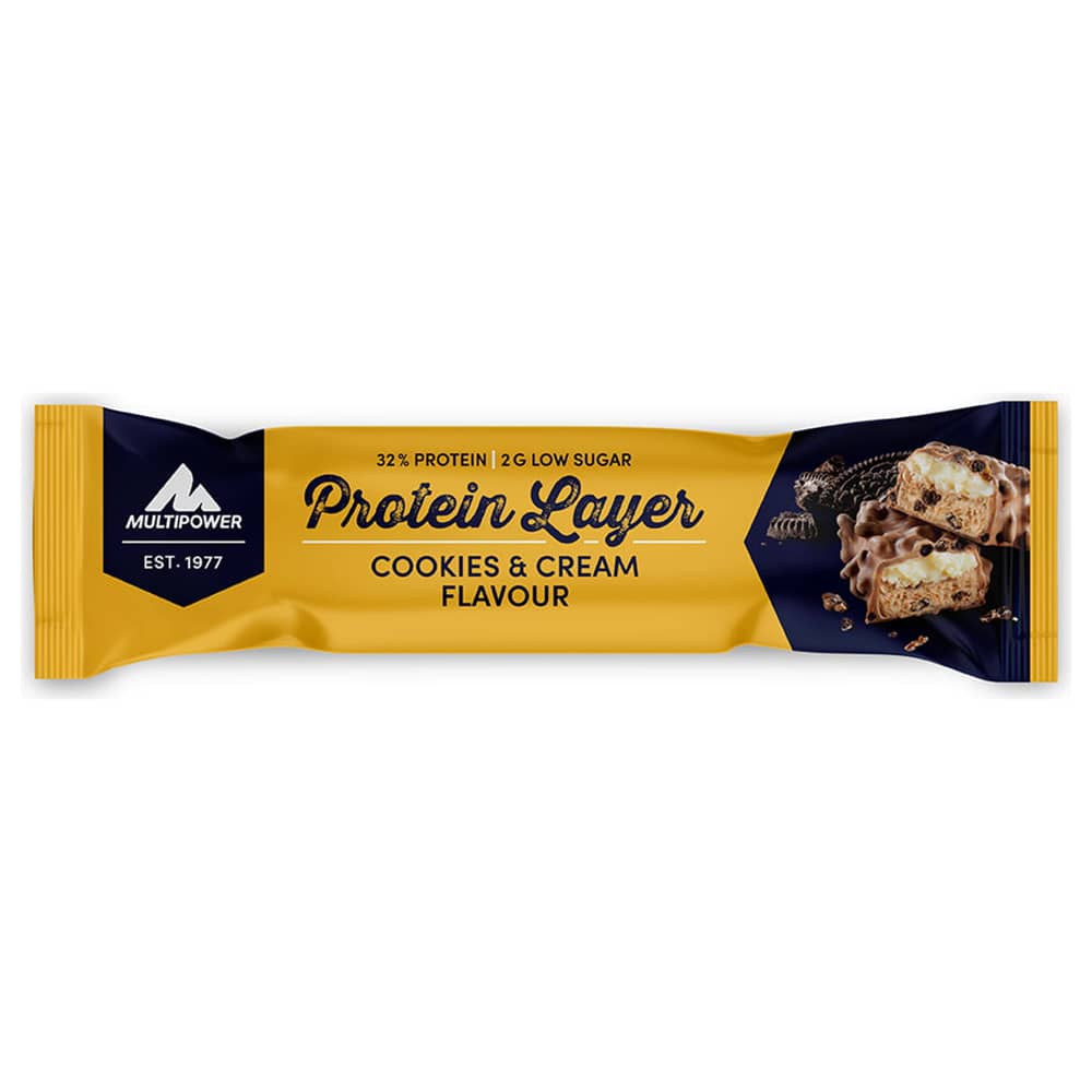 Multipower Protein Layer Bar Cookies & Cream - 50g Multipower Protein Layer Bar Cookies & Cream - 50g