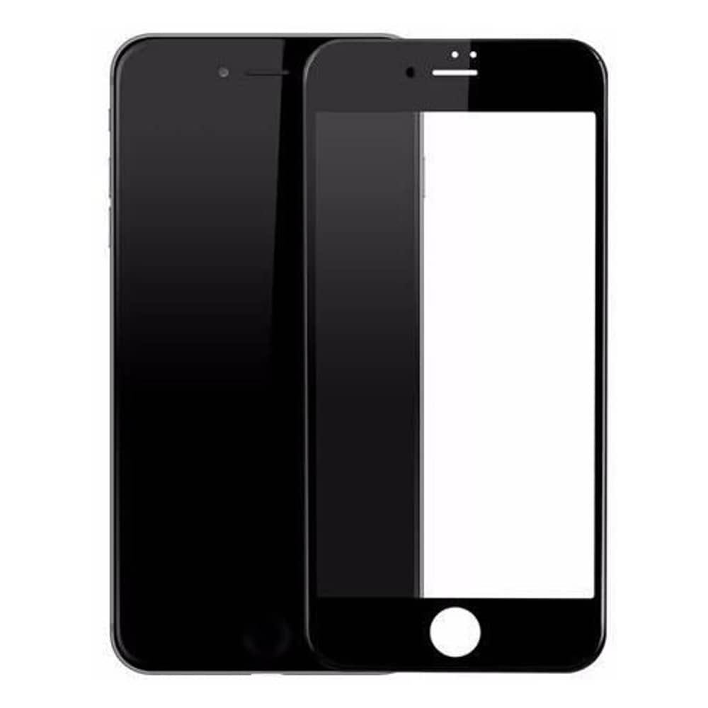 Xplore 4D Tempered Glass Screen Protector Crystal Clear/Black For iPhone 8 Plus - SGIP8P4D