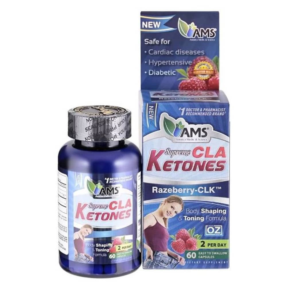 AMS Raspberry Ketone With CLA Caps 60's