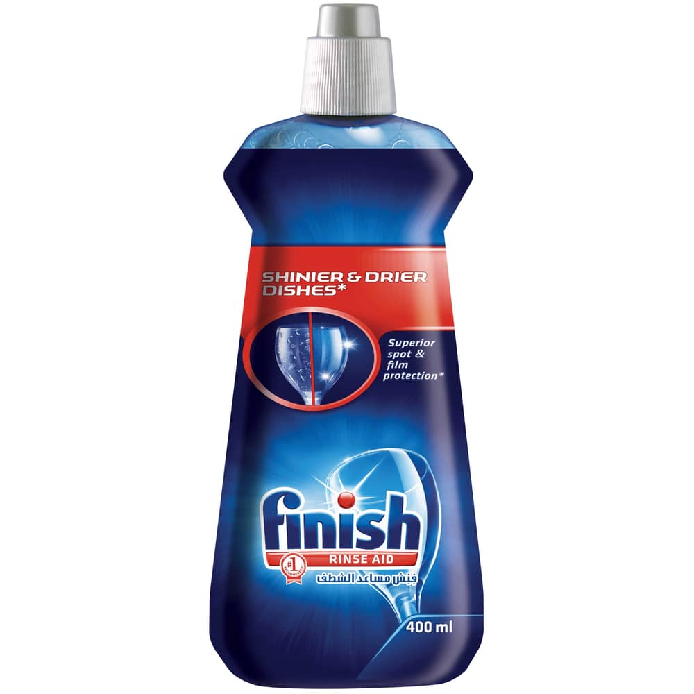 Finish Dishwasher Detergent Rinse Aid Liquid Original400ml Finish Dishwasher Detergent Rinse Aid Liquid Original400ml