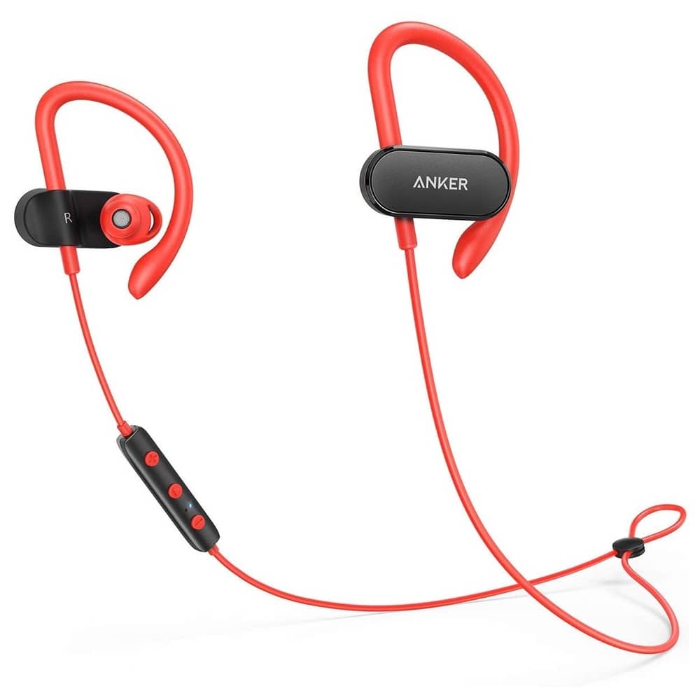 Anker SoundBuds Curve Bluetooth Sports Earphones Red Anker SoundBuds Curve Bluetooth Sports Earphones Red