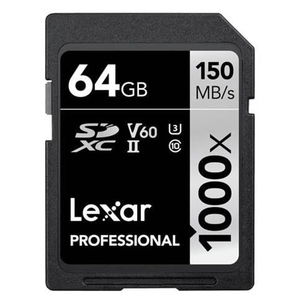 Lexar 64GB Professional 1000x UHS-II SDHC Memory Card LSD64GCRBNA1000 Lexar 64GB Professional 1000x UHS-II SDHC Memory Card LSD64GCRBNA1000