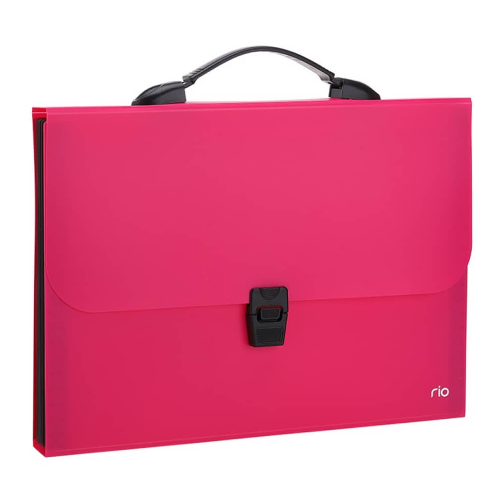 Deli Rio Expanding File Buckled W/handle A4 13p 3c Deli Rio Expanding File Buckled W/handle A4 13p 3c