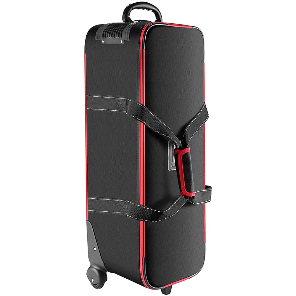 Coopic Tb-80 Durable Photo Studio Equipment Carry Bag, 81cmx28cmx27cm Carrying Trolley Case, Padded Compartment Wheel Handle For Light Stand Tripod Strobe Light Umbrella Photo Studio