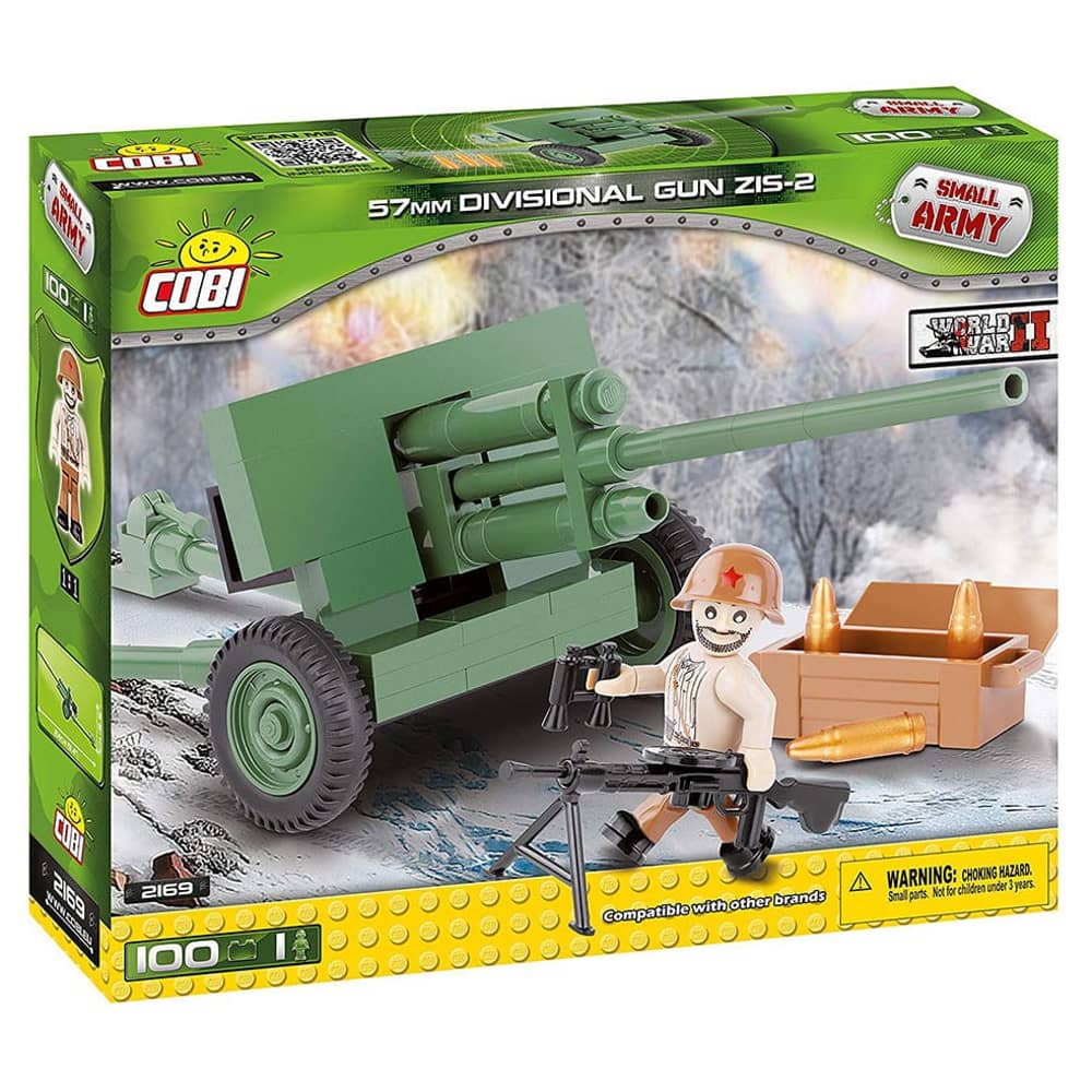Cobi 100pcs Small Army 57mm Divisional Gun ZIS2