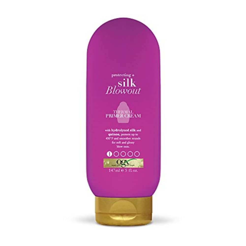 Ogx Protecting + Silk Blowout Thermal Primer Cream, 5 Ounce
