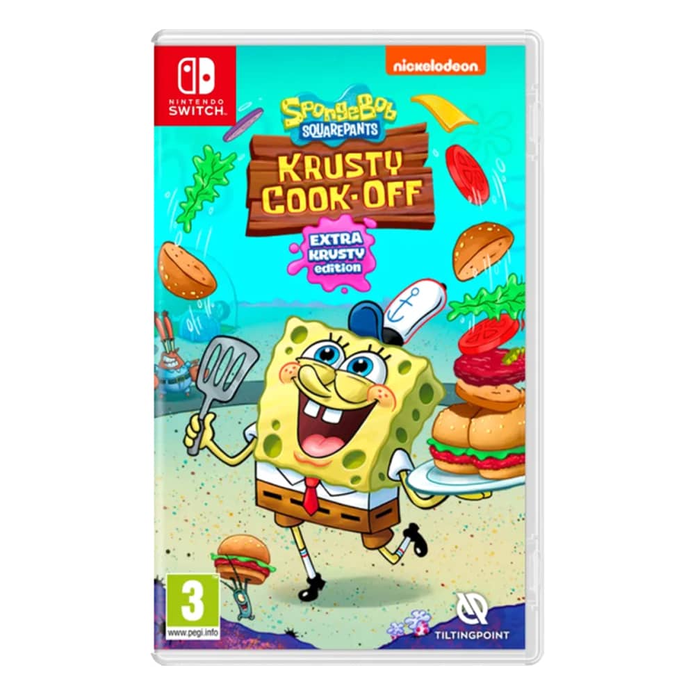 Nintendo Switch SpongeBob Krusty Cook-Off Extra Krusty Edition Game Nintendo Switch SpongeBob Krusty Cook-Off Extra Krusty Edition Game