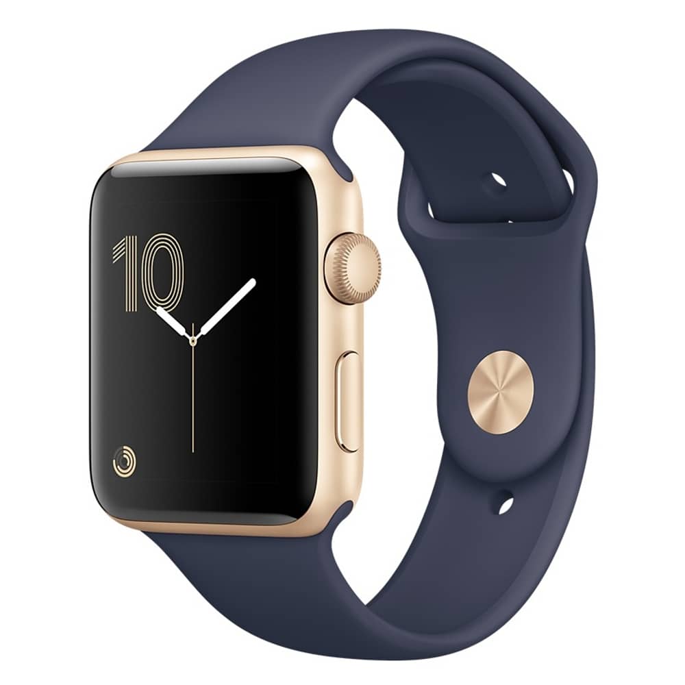 Apple Watch Series 2 - 42mm Gold Aluminium Case with Midnight Blue Sport Band Apple Watch Series 2 - 42mm Gold Aluminium Case with Midnight Blue Sport Band