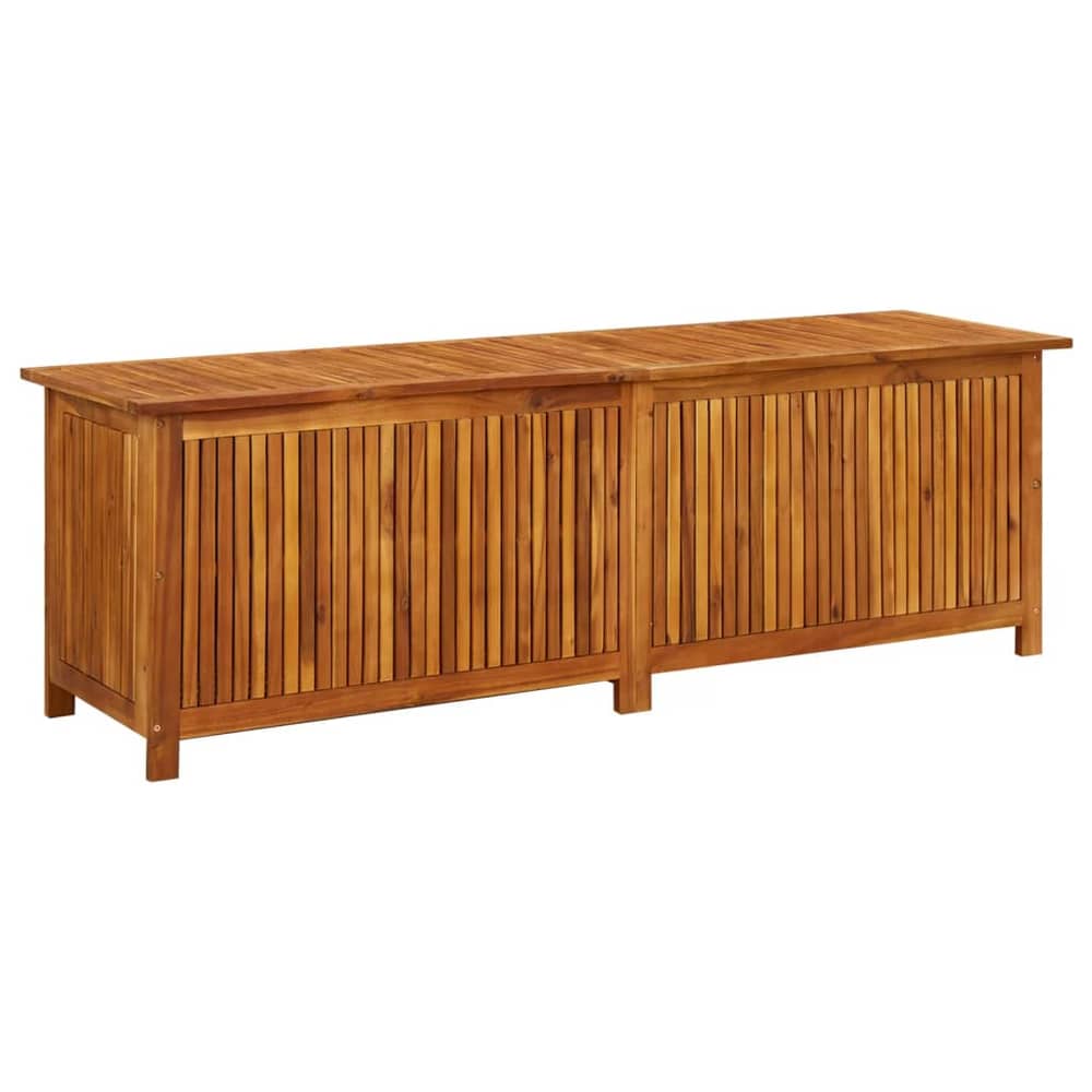 Vidaxl Garden Storage Box 175x50x58 Cm Solid Acacia Wood Vidaxl Garden Storage Box 175x50x58 Cm Solid Acacia Wood