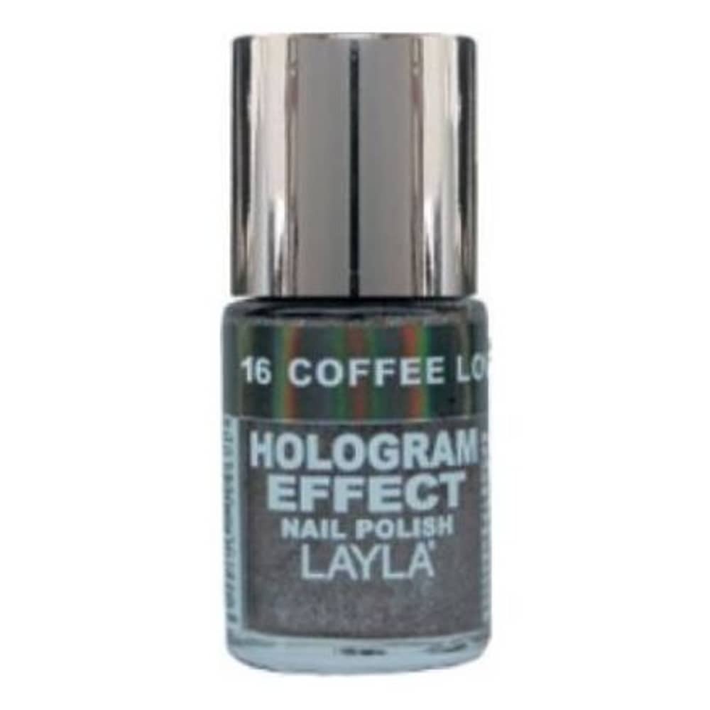 Layla Hologram effect Nail Polish Coffe Love 016